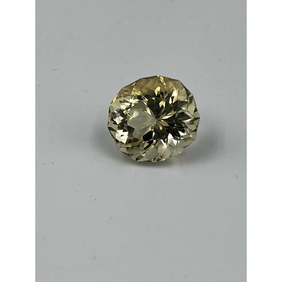 31Ct Natural Citrine Oval Persian Cut Lemon Color Loos Gemstone - Picture 11 of 11